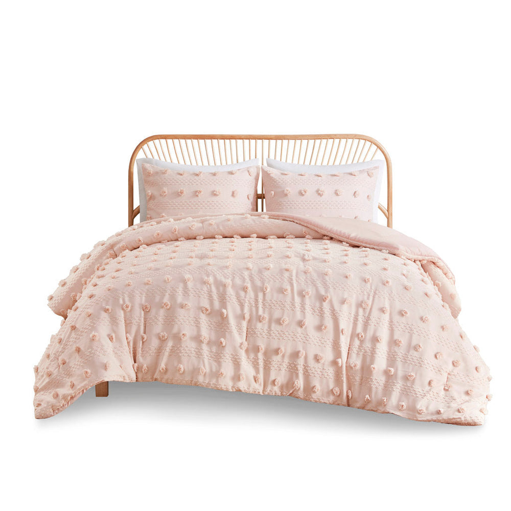 Full/Queen Clip Jacquard Comforter Set Media 7