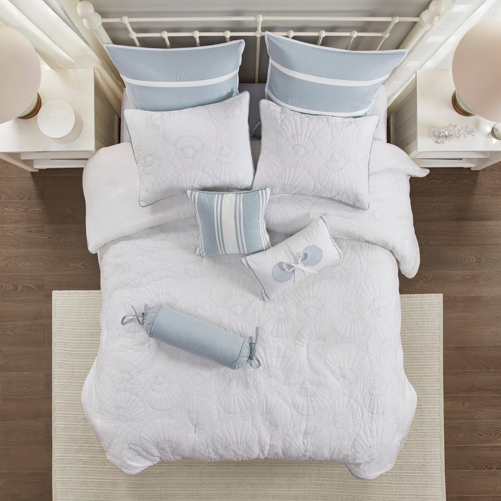 Comforter Set White King Media 2