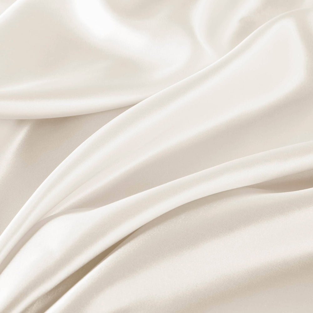 4 PCS Twin Luxury Sheet Set Ivory Media 12