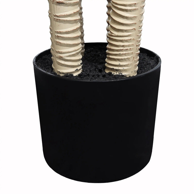 6' Artificial Dracaena Tree with Black Plastic Pot
