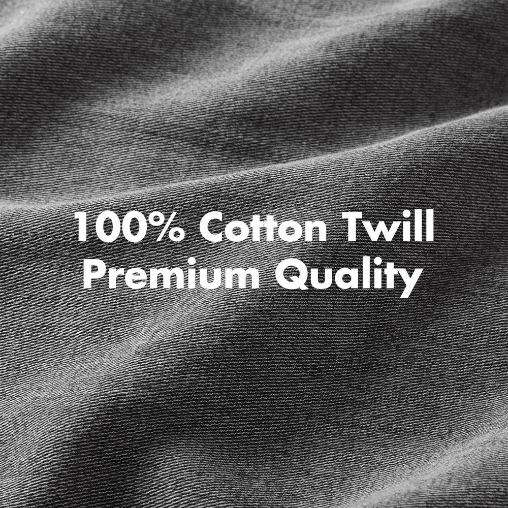 3PCS King/Cal King Twill Washed Duvet Set Media 4
