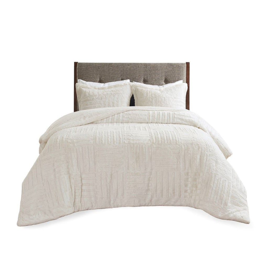 Full/Queen Fur Down Alternative Comforter Mini Set Media 3