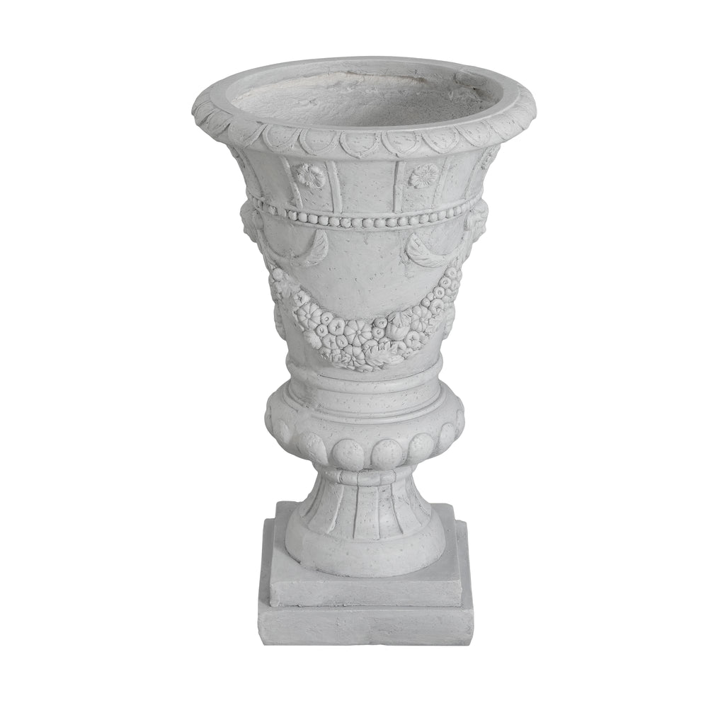 MGO Garden Urn, Light Grey, 23.75'' H Media 6