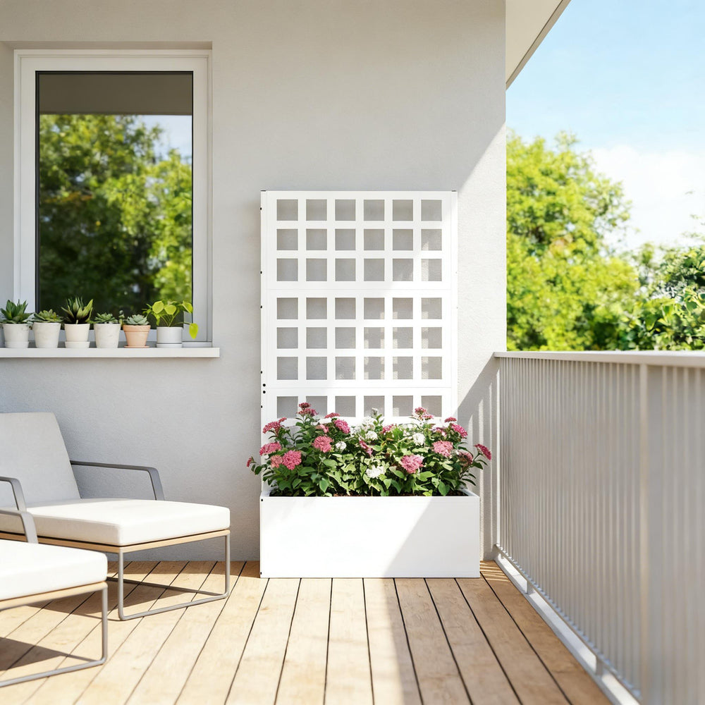 Stylish Planter Box,Raised Garden Bed,Vegetable Box Media 1