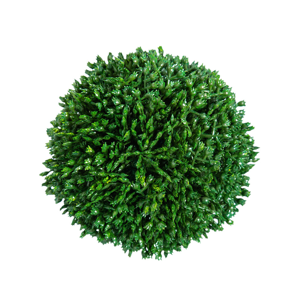 S/6 D4' Faux Boxwood Ball Bowl Filler, Green Media 2