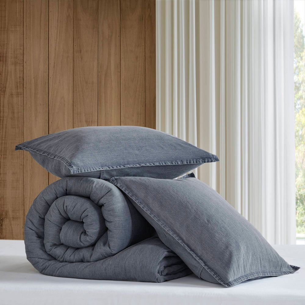 3PCS King/Cal King Twill Washed Comforter Set Media 13