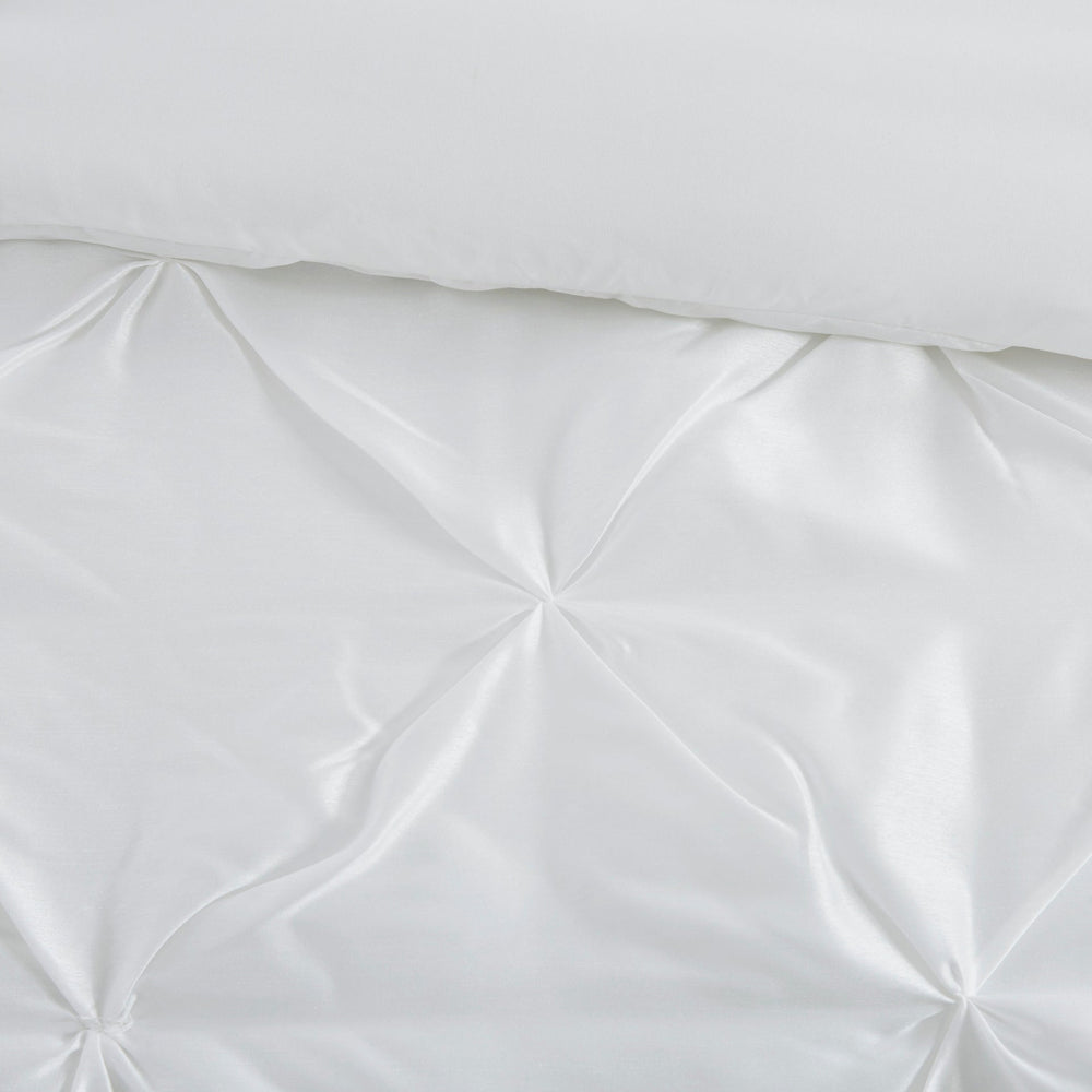 7-Piece Queen 100% Polyester Pieced Pleated Tufted Comforter Set Media 9
