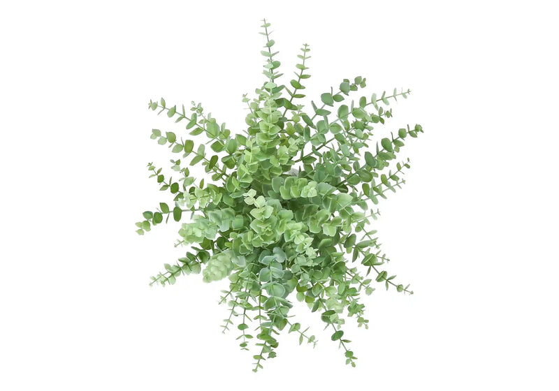 Artificial Plant, Set Of 2, 16' Tall, Eucalyptus Grass, Table, White Pots, Contemporary, Modern