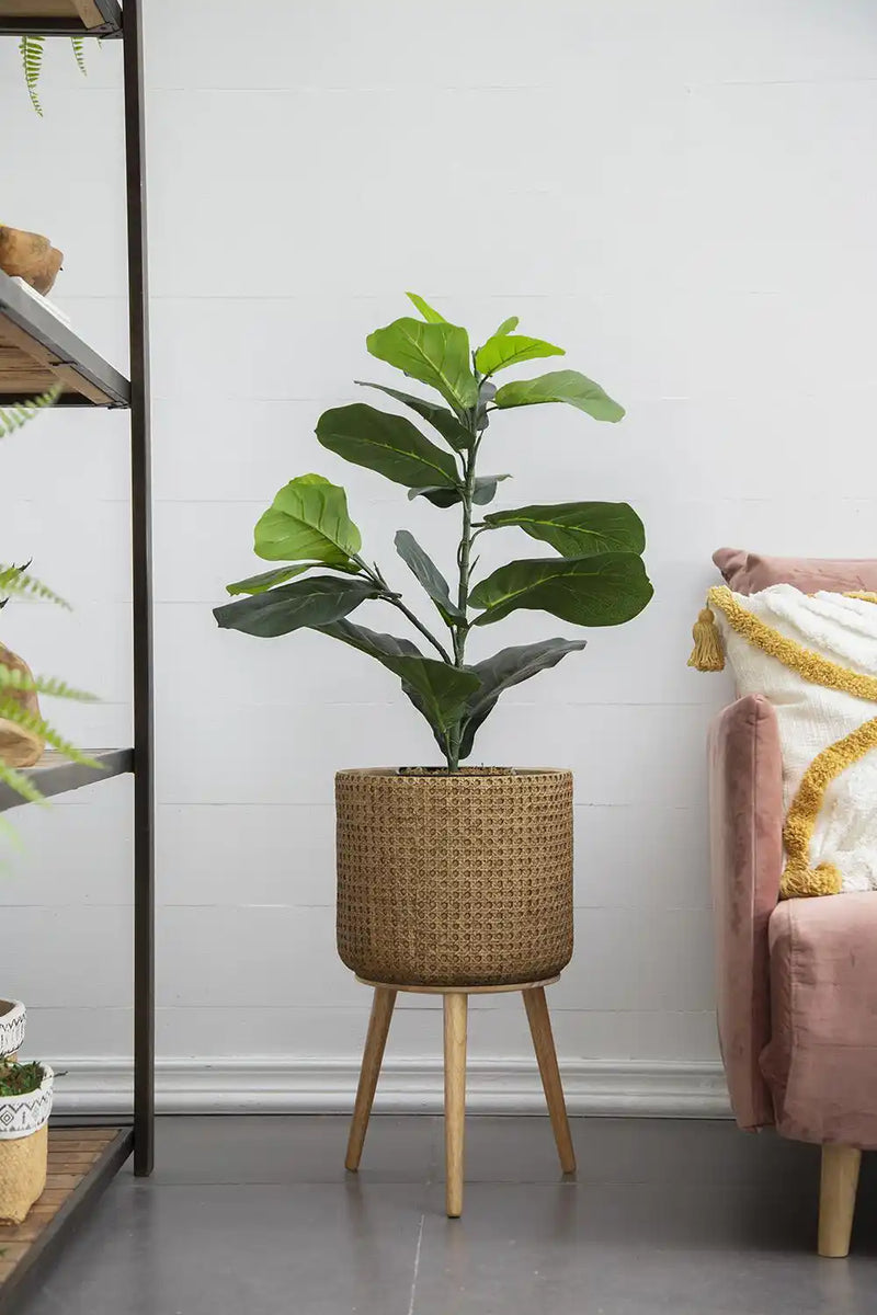 20x16x35' Artificial Fiddle-Leaf Fig Potted Plant