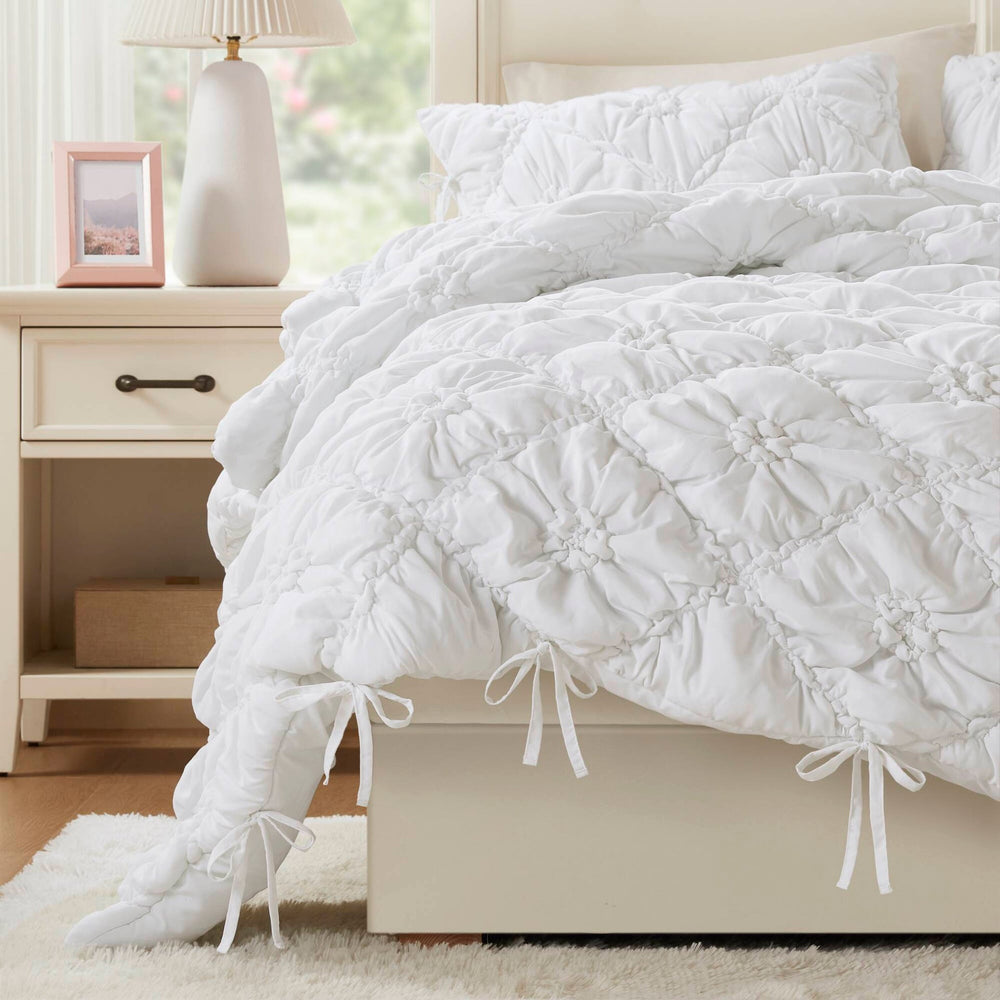 3PCS Full/Queen Comforter Set Media 12