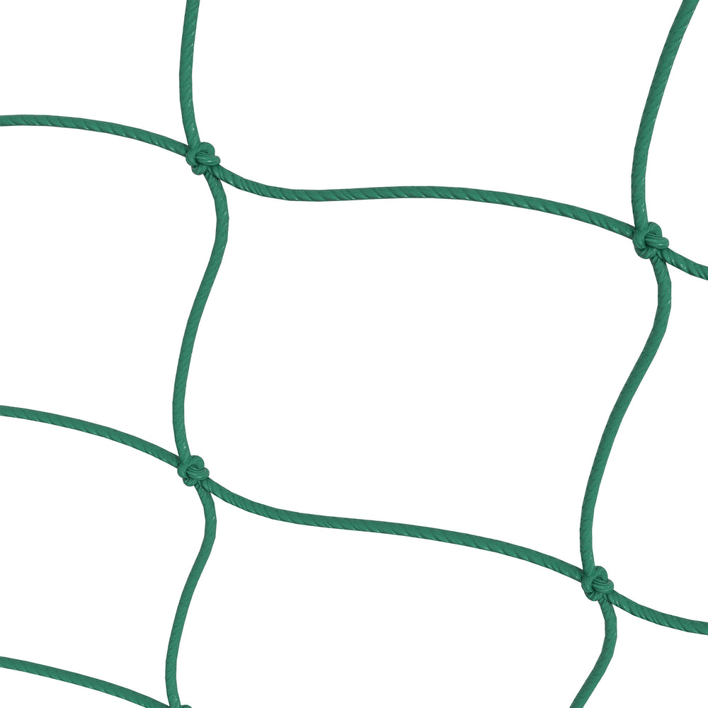 Outsunny Cucumber Trellis, 6.8' Tall Arch Trellis for Climbing Plants Outdoor, A-Frame, with Plastic Coated Steel Frame and Climbing Net, Support Vegetables, Peas, Fruit & Vines, Green Media 9