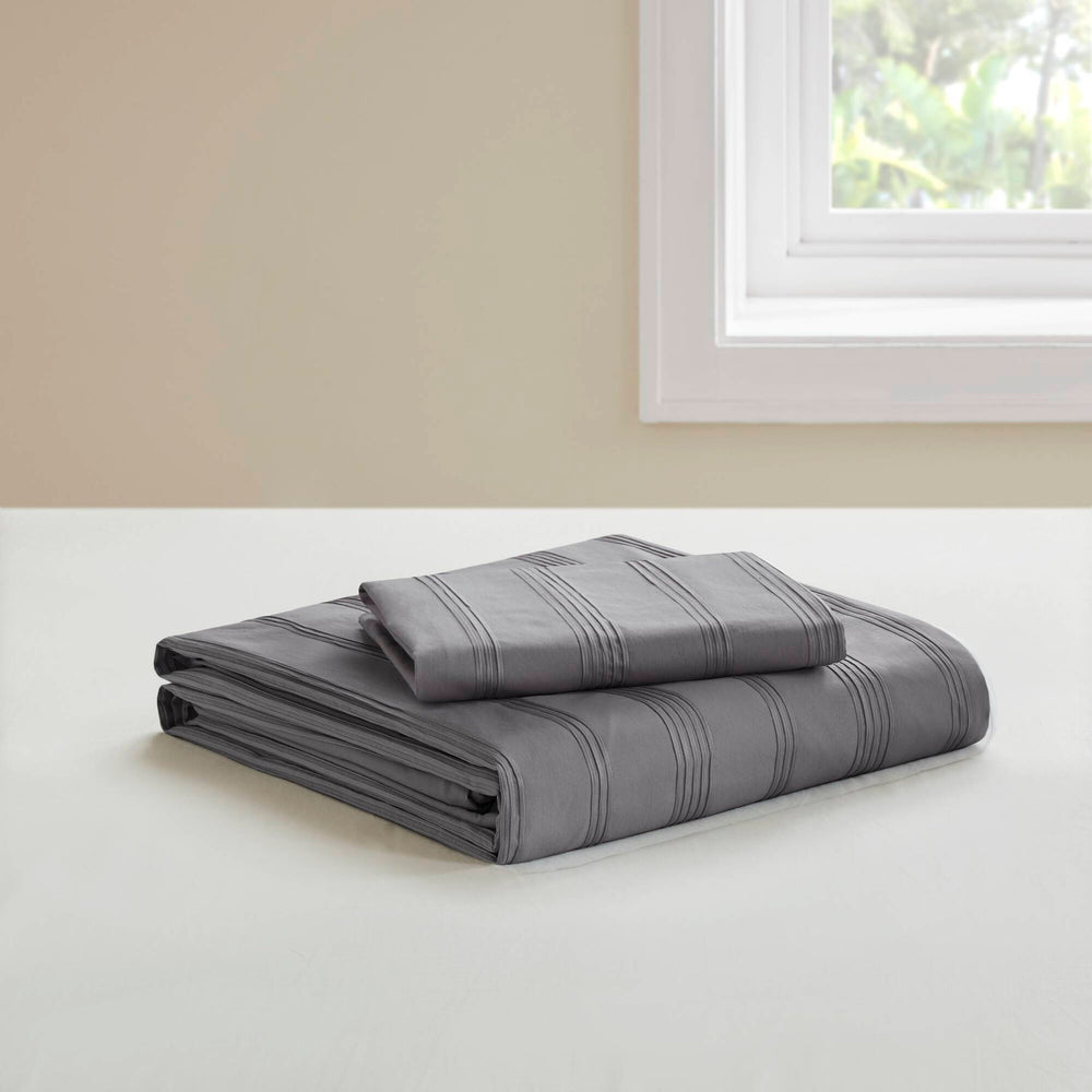 2-Piece Twin/Twin XL Woven Striped Duvet Set Media 17