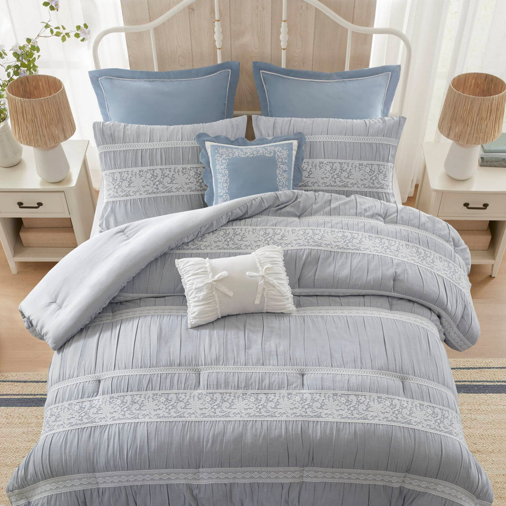 7- Piece King Jacquard Comforter Set Media 17