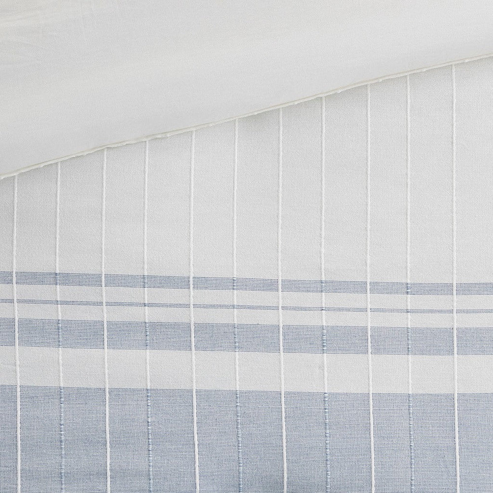 5 Piece Cotton Jaquard Duvet Set-Full/Queen Media 5