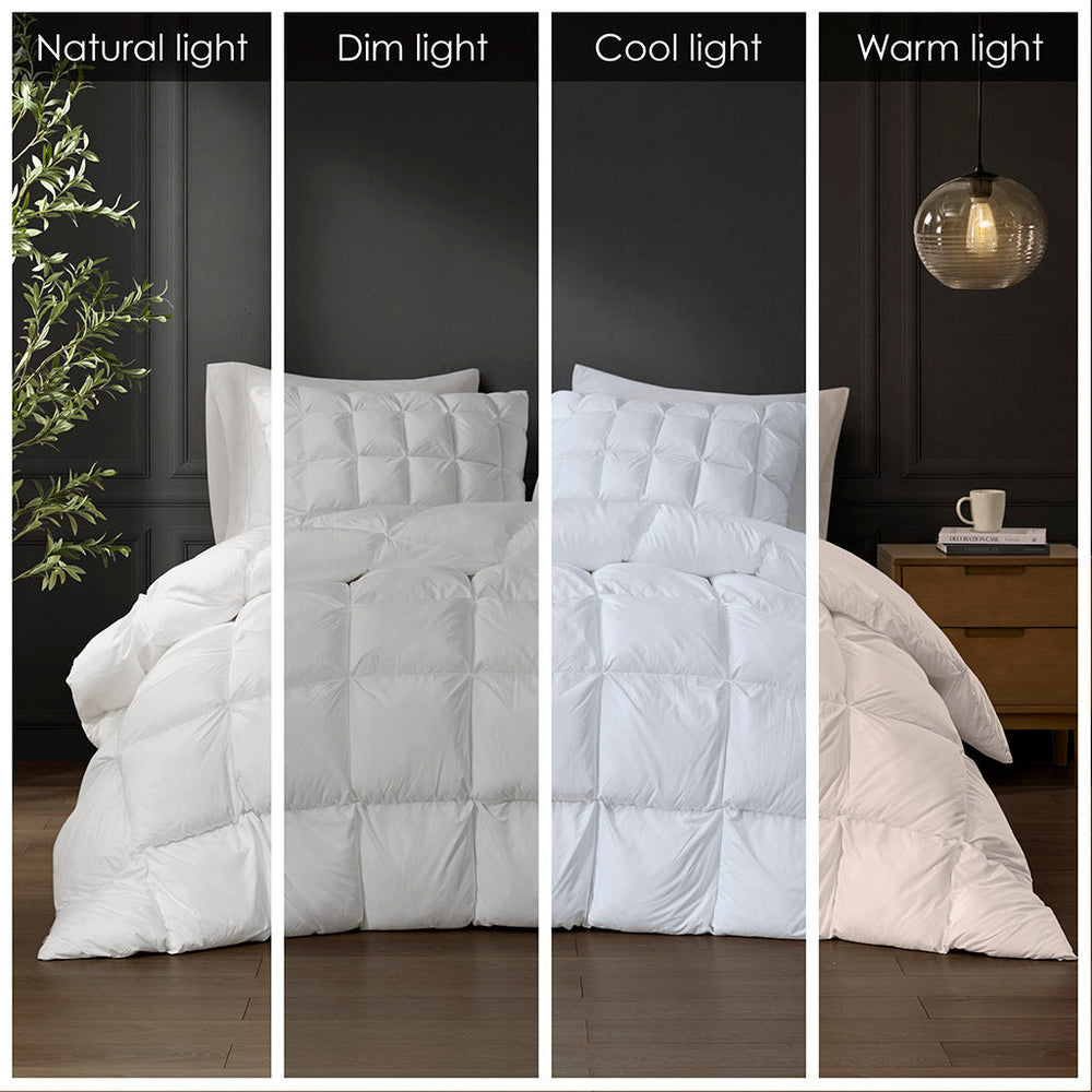 Overfilled Down Alternative Comforter White Full/Queen Media 7