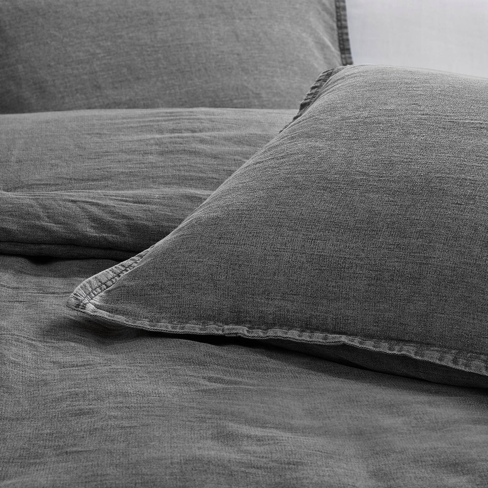 3PCS King/Cal King Twill Washed Duvet Set Media 17