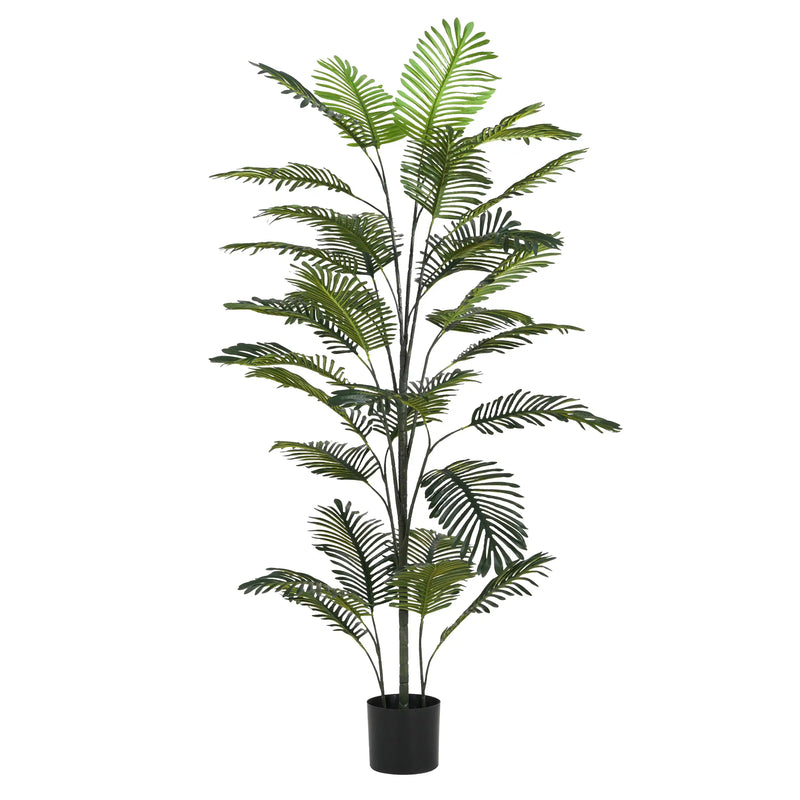 86' Artificial Palm Tree with Black Plastic Pot