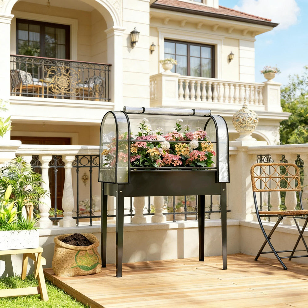 Elevated Plant Boxs,Raised Garden Bed,Flower Boxs Media 2