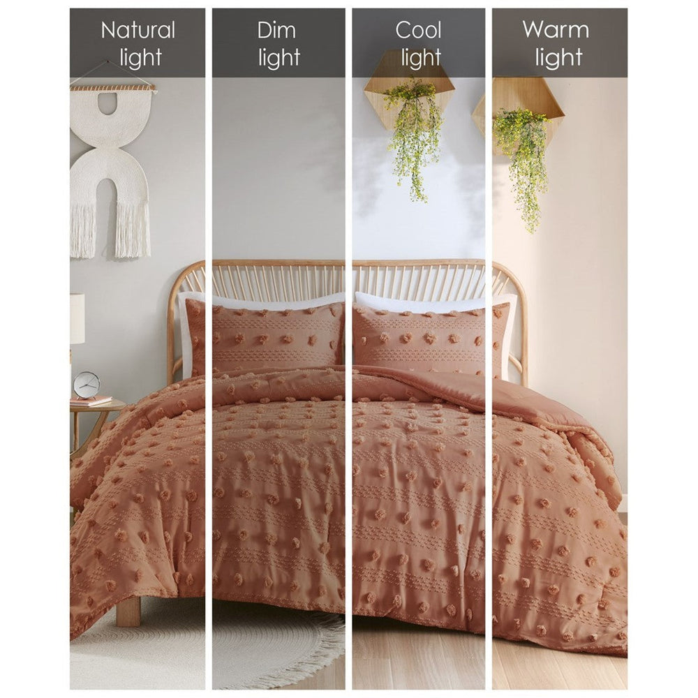 Twin/Twin XL Clip Jacquard Comforter Set Media 5