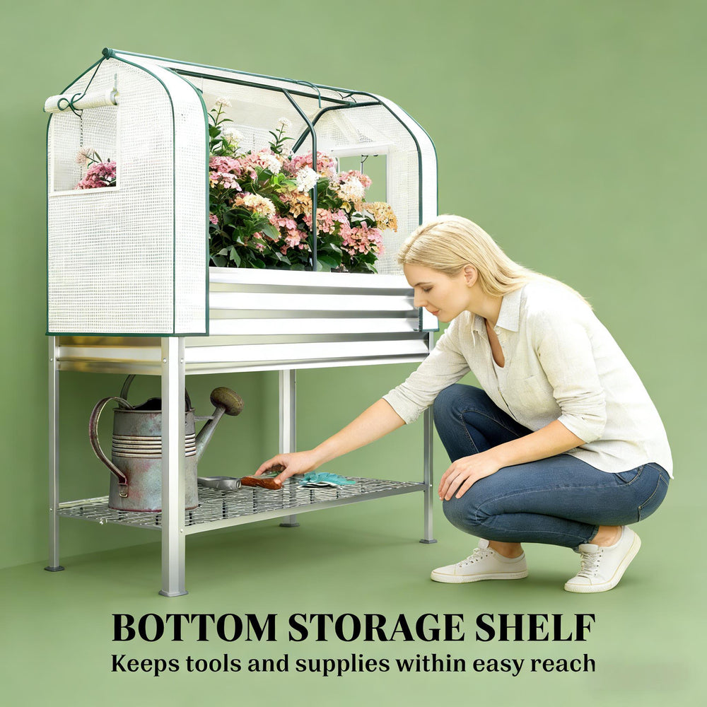 Spacious Raised Garden Bed,Flower Boxs,Plant Boxs,for Outdoor Media 6