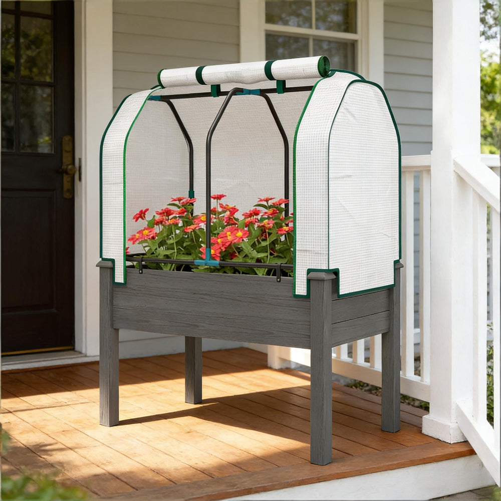 Planter Box,Practical Raised Garden Bed Media 7