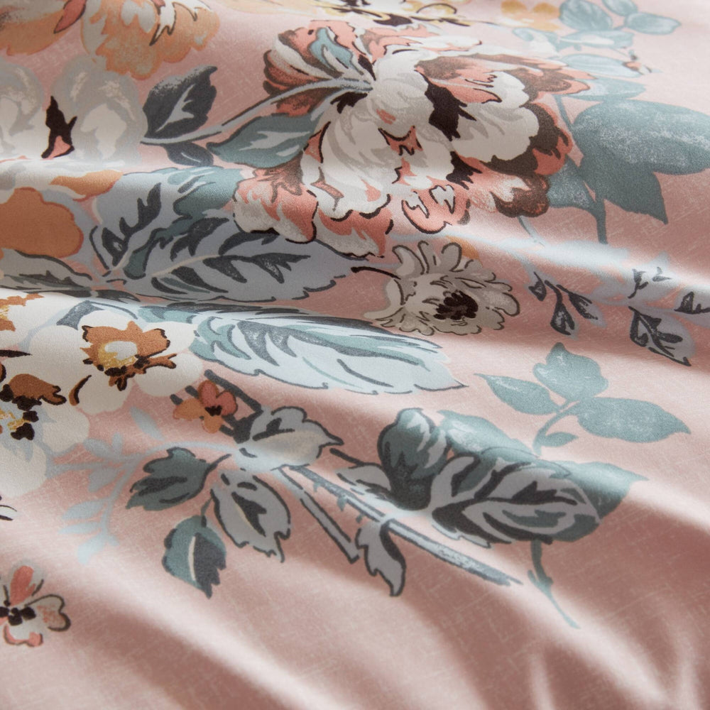 7-Piece Full 7 Piece Vin -inspired Collection floral print,Pink Media 11