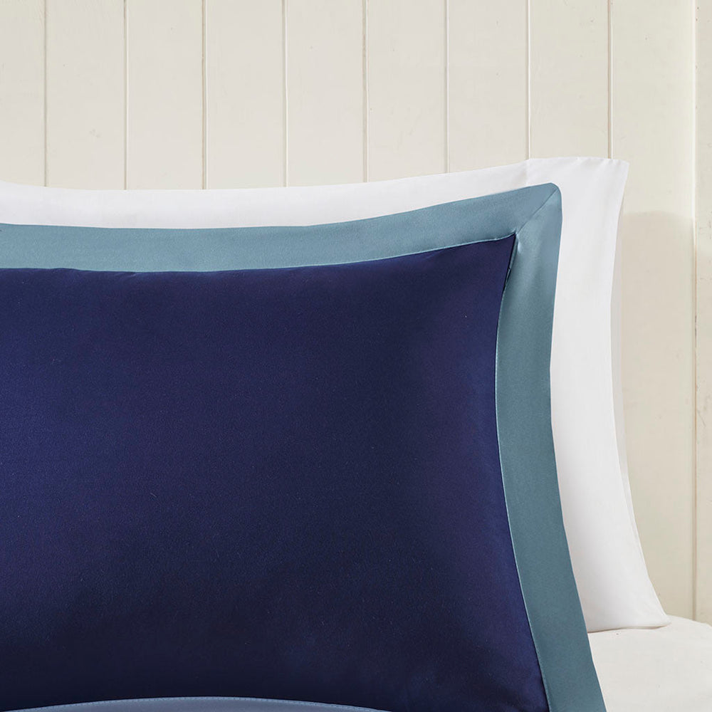 Twin/Twin XL 3M Scotchgard Diamond Quilting Reversible Down Alternative Comforter Set Media 7
