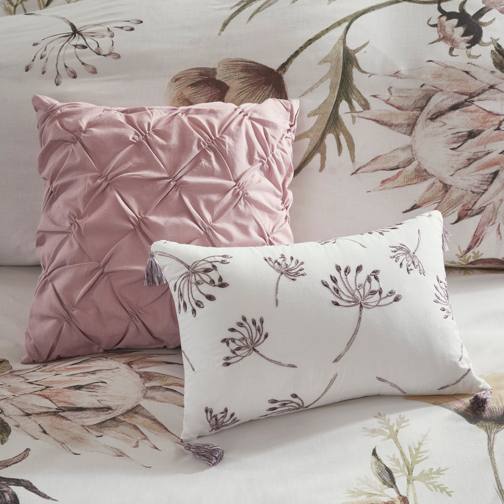 8 Piece Cotton Printed Comforter Set Blush Cal King Media 7