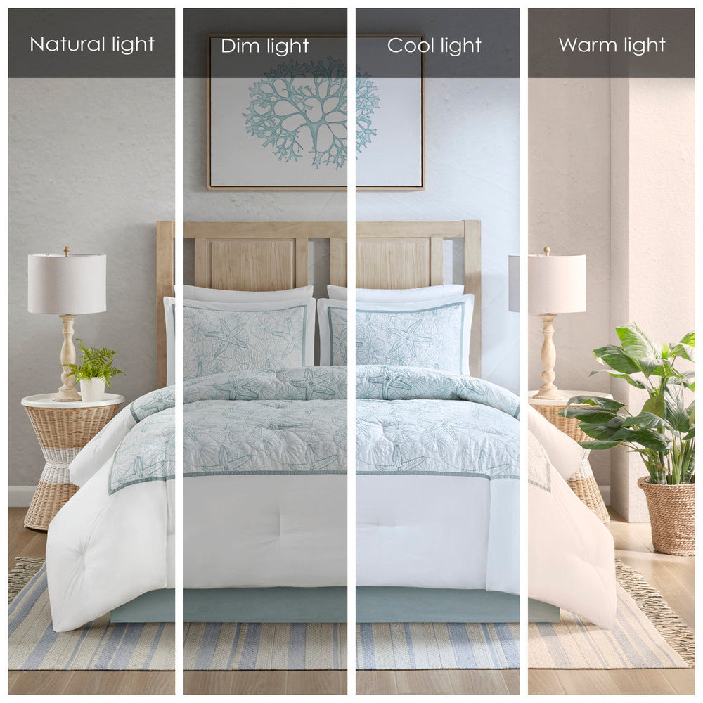 Comforter Set White Full Media 21
