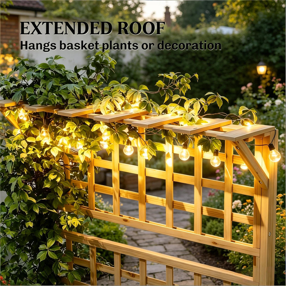 Garden Elevated Planter Box,Wooden Raised Garden Bed,Planter Box Media 4