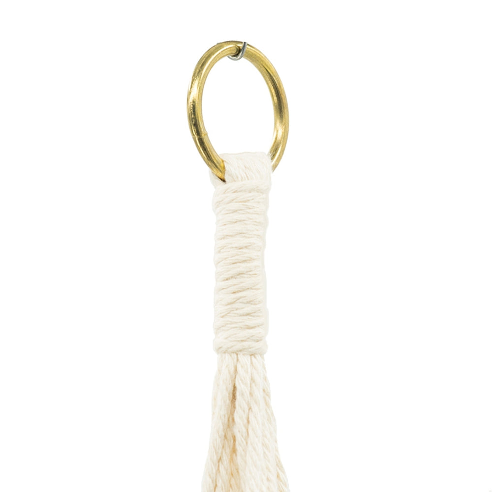Set of 2, 5x5x4.5' Hanging Planter With Cotton Hanger, Bohemian Style Media 7