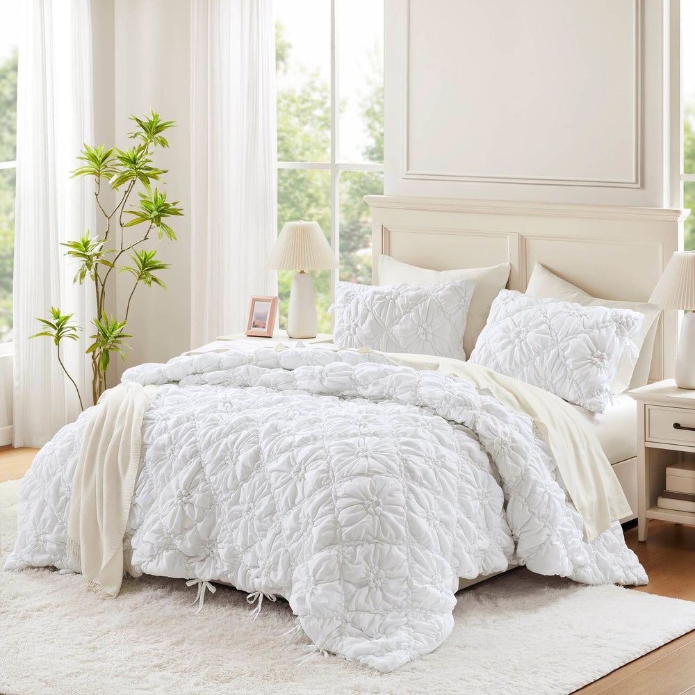 3PCS Full/Queen Comforter Set Media 20