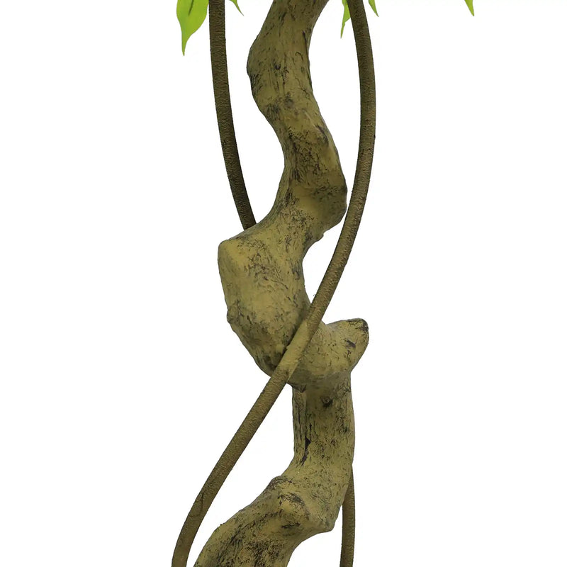 5.2FT Artificial Ficus Tree, Lifelike Faux Banyan Tree with Pot for Home, Office Patio Decor, 1pc/set
