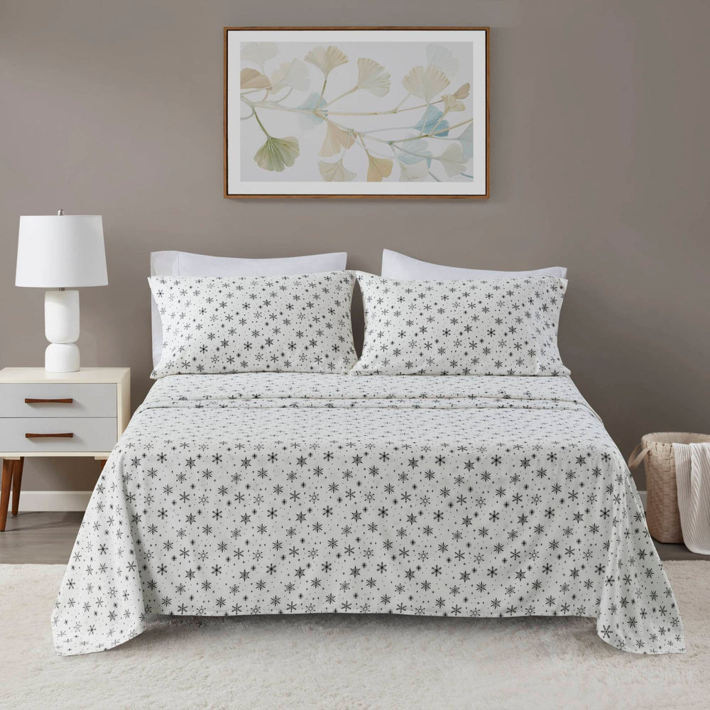 4 PCS Full Sheet Set Black Snowflakes Media 11