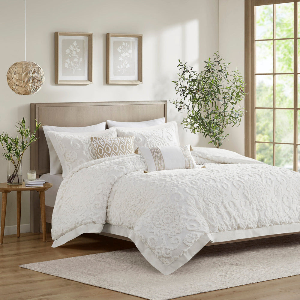 Comforter Mini set Ivory King Media 13