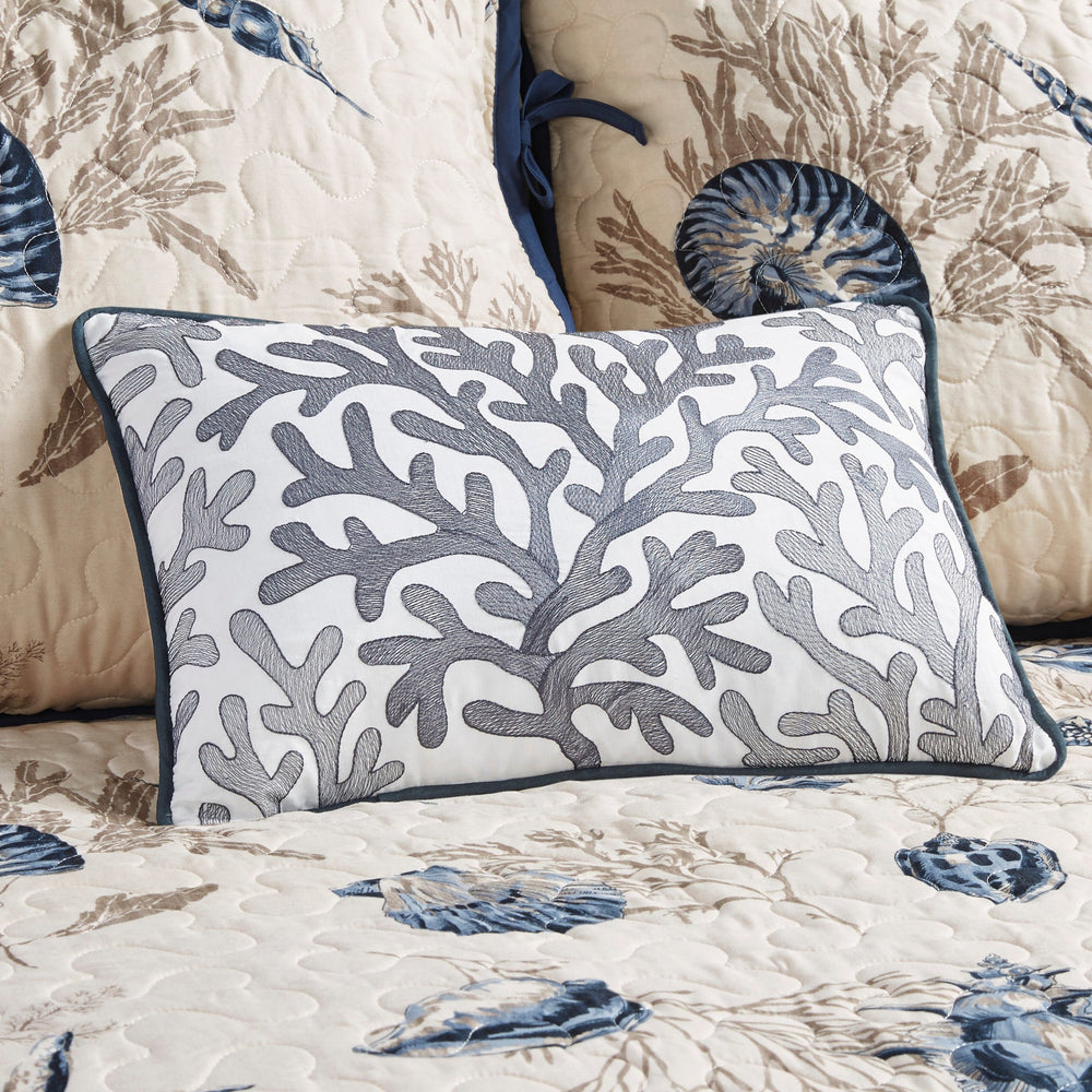6 Piece Reversible Printed Microfiber Daybed Cover Set Blue Daybed Media 2