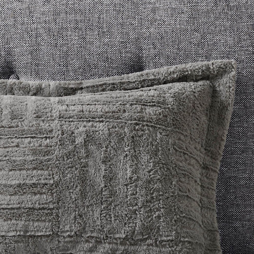King/Cal King Fur Down Alternative Comforter Mini Set Media 9