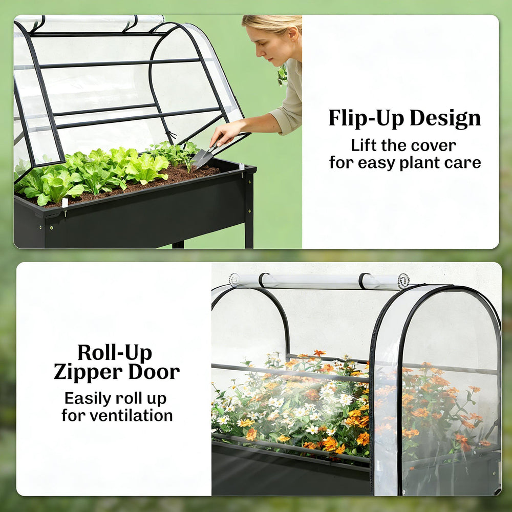 Elevated Plant Boxs,Raised Garden Bed,Flower Boxs Media 3