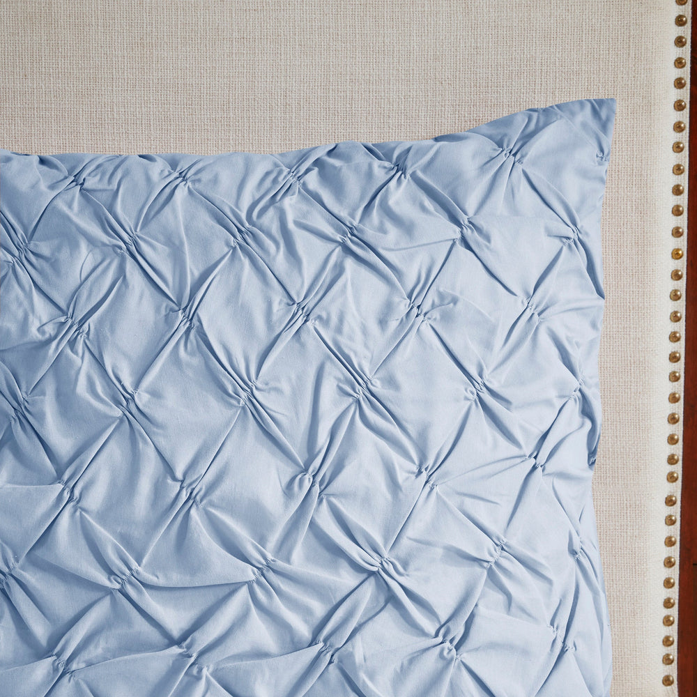 8 Piece Cotton Printed Comforter Set Blue Queen Media 2
