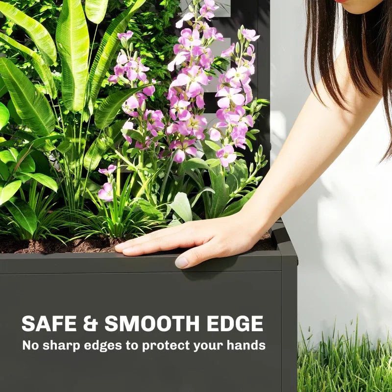 Planter Box,Raised Garden Bed,Vegetable Box Media 7