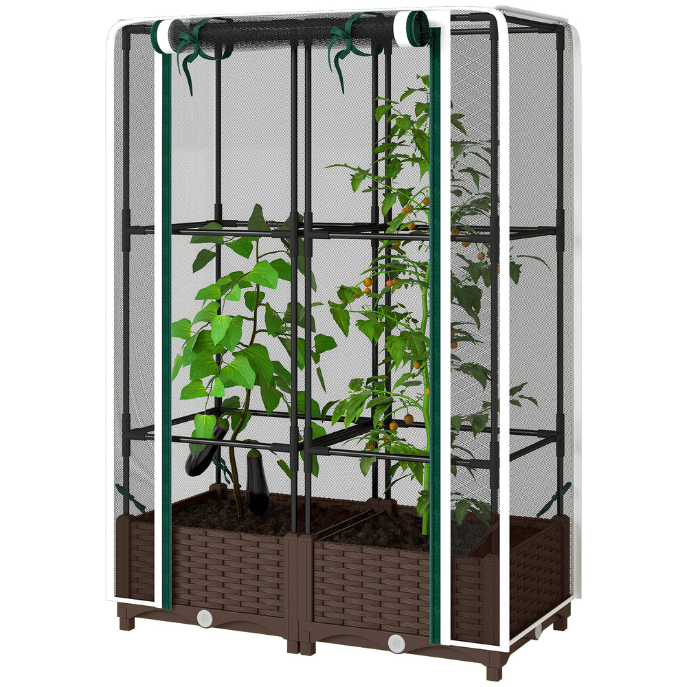 Plant Cage,Raised Garden Bed Media 9