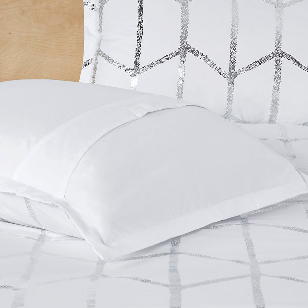 Full/Queen Metallic Printed Comforter Set Media 13