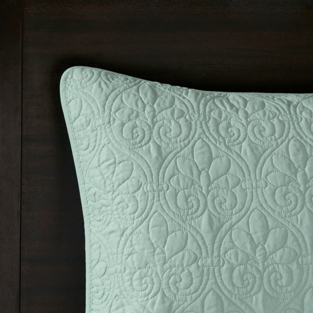 Reversible Bedspread Set Seafoam Twin Media 4