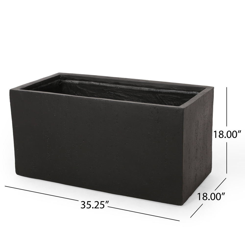 35''L Outdoor MGO Planter Media 3