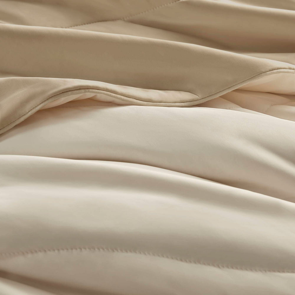 1-Piece Full/Queen Reversible Tencel Comforter Blanket,Linen Media 7