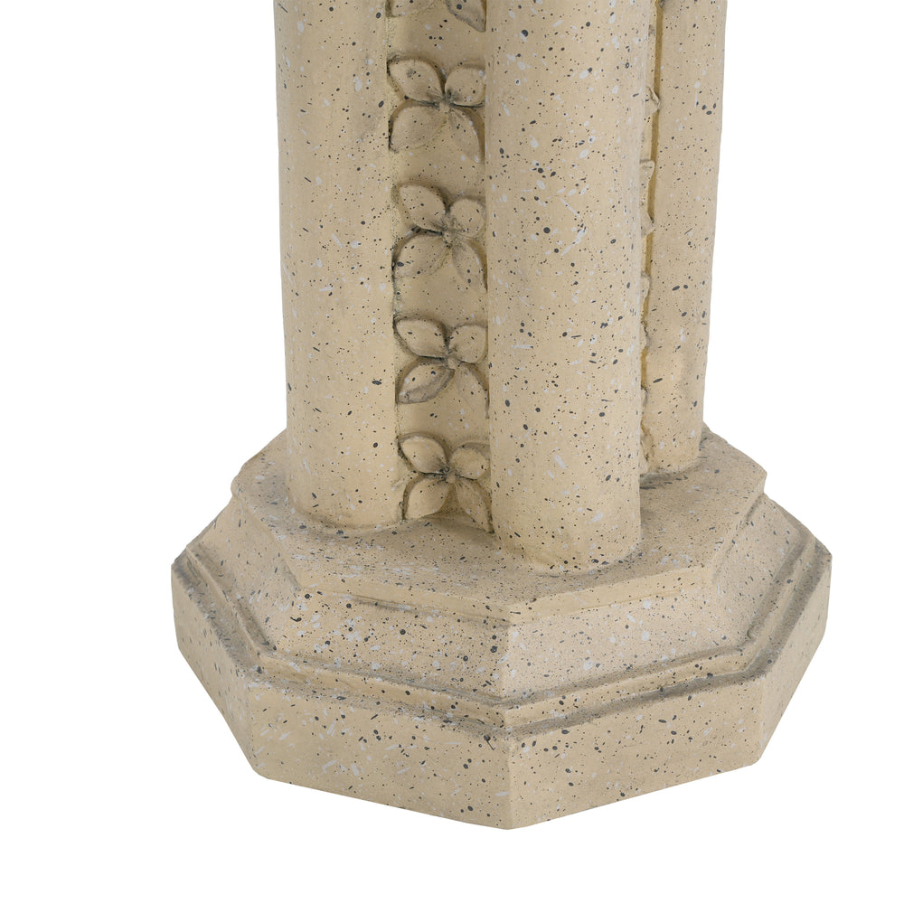 Pedestal Column Plant Stand, 23.25 Inch, Indoor and Outdoor Media 7
