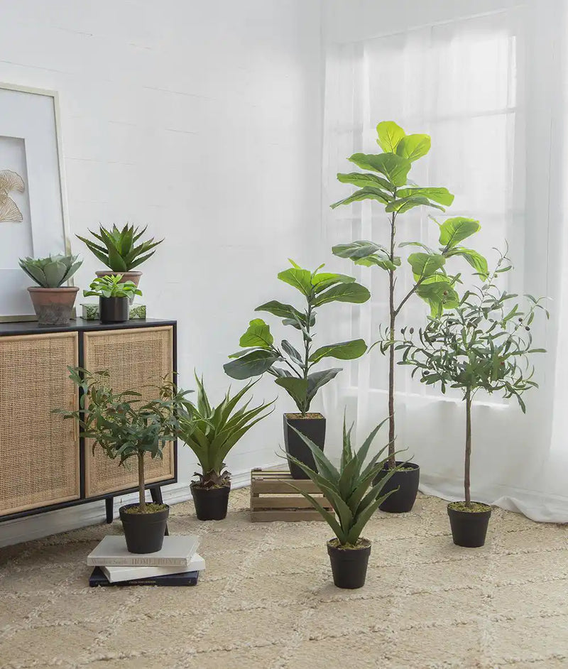 20x16x35' Artificial Fiddle-Leaf Fig Potted Plant