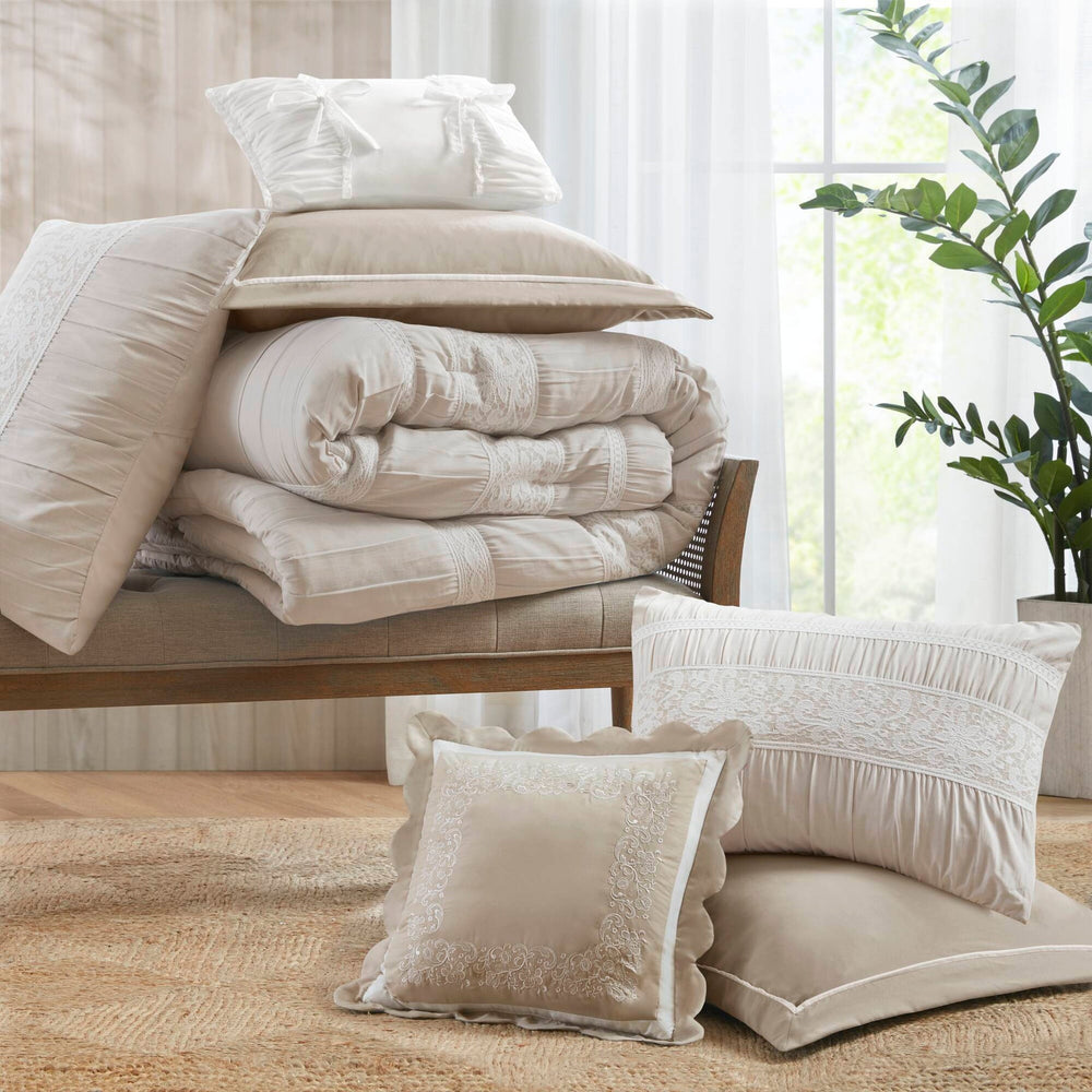 7- Piece King Jacquard Comforter Set Media 12