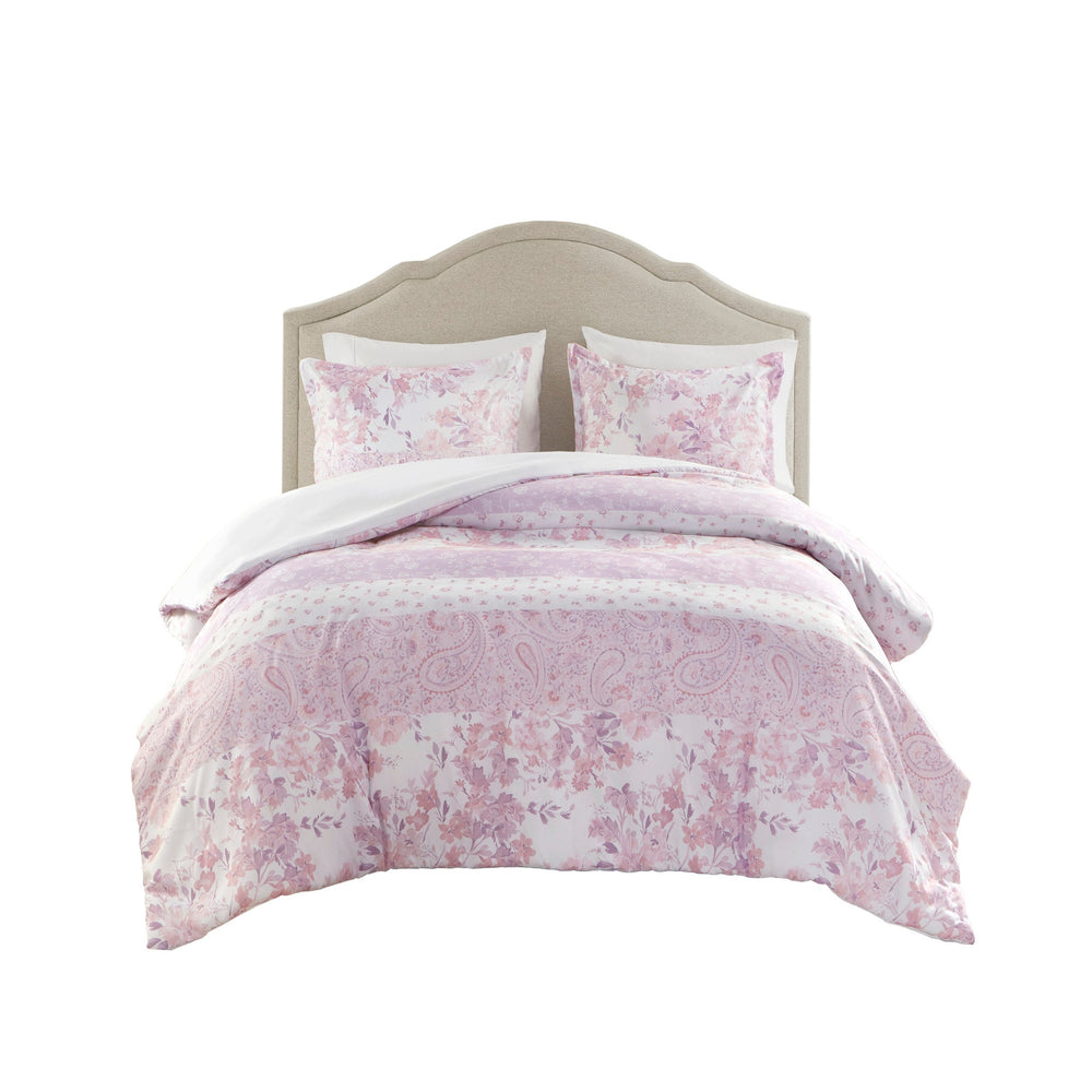 2PCS Twin/Twin XL Floral Paisley Duvet Cover Set Media 18