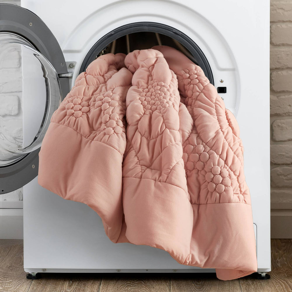 2-Piece Twin Comforter Set,Pink Media 14